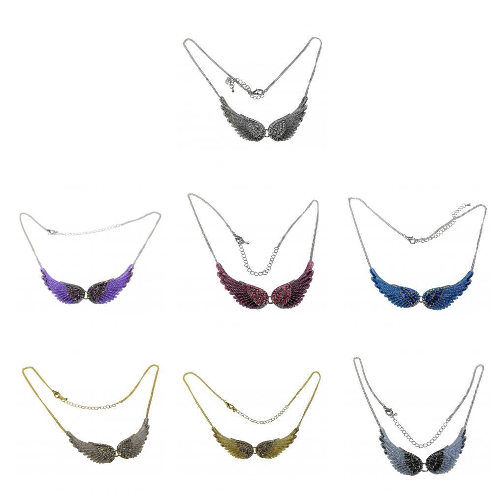 Vantage Angle Wings Necklace Wings Choker Pendant Women Fashion Jewelry