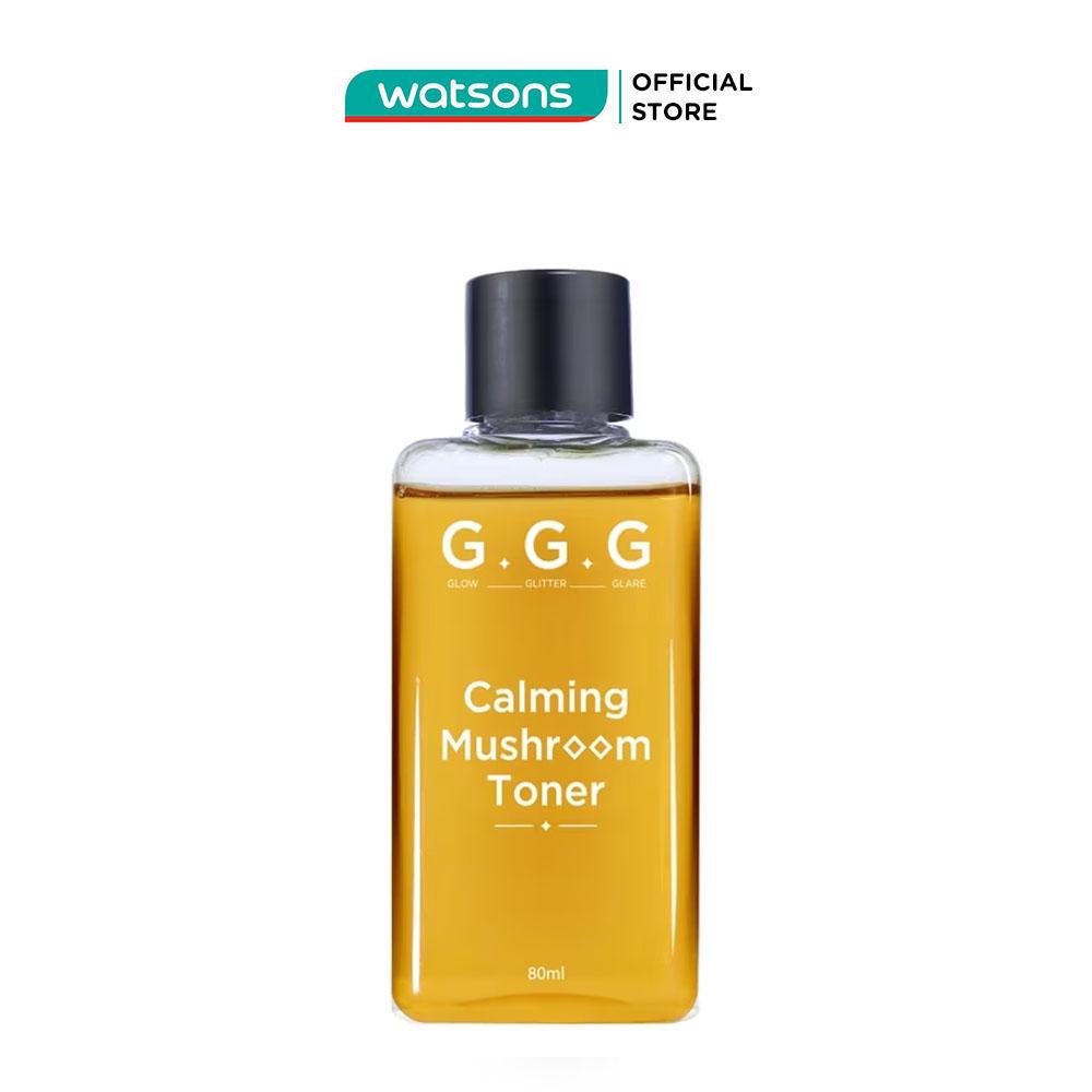 Toner Nấm G.G.G Cân Bằng Cấp Ẩm Sâu Và Làm Dịu Da Tức Thì Calming Mushroom Toner 80ml