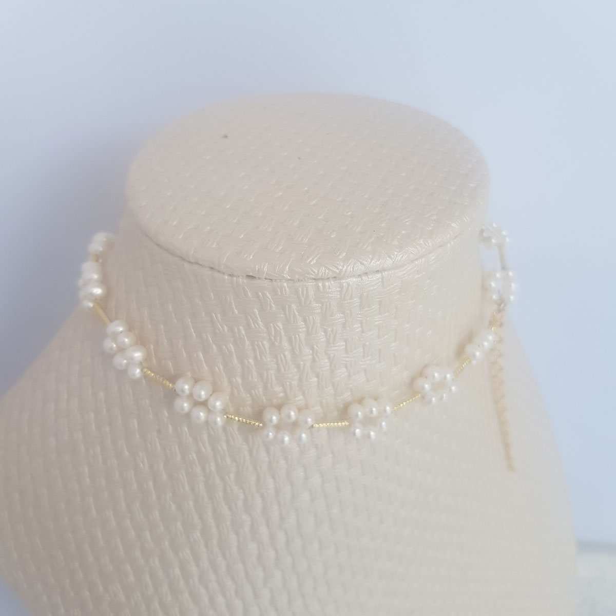 Chuỗi Vòng Cổ Ngọc Trai Tự Nhiên Cao Cấp - Chuỗi Kết Chùm Hoa - Trang Sức Cô Tấm - SEVENLOVE PERL - COTAM1405 + Tặng kèm bông tai nụ bạc 8ly