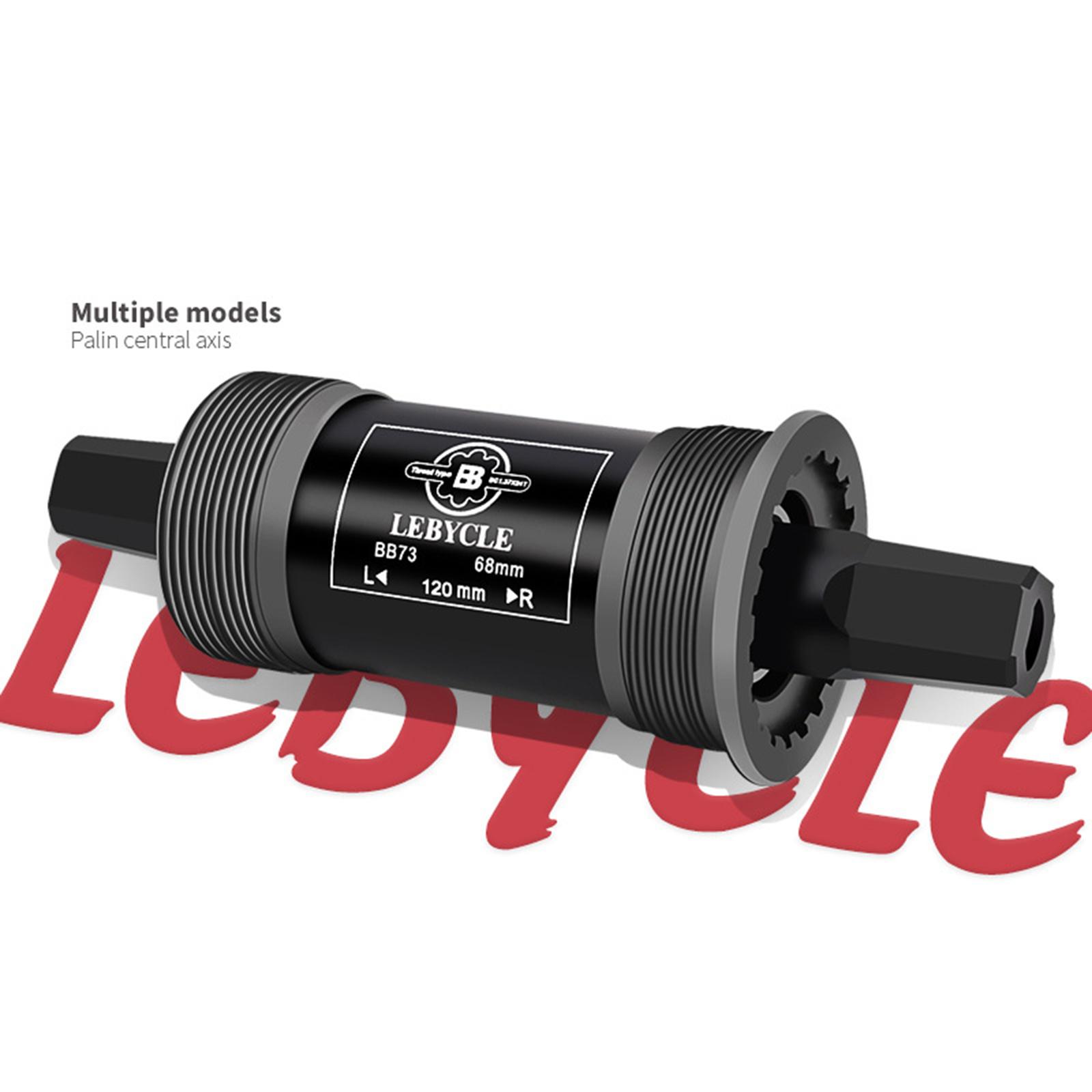 Bike Square Taper Cartridge Sealed Bearing Bottom Bracket for 68mm Frame Bicycle Threaded Bottom Brackets Replacement