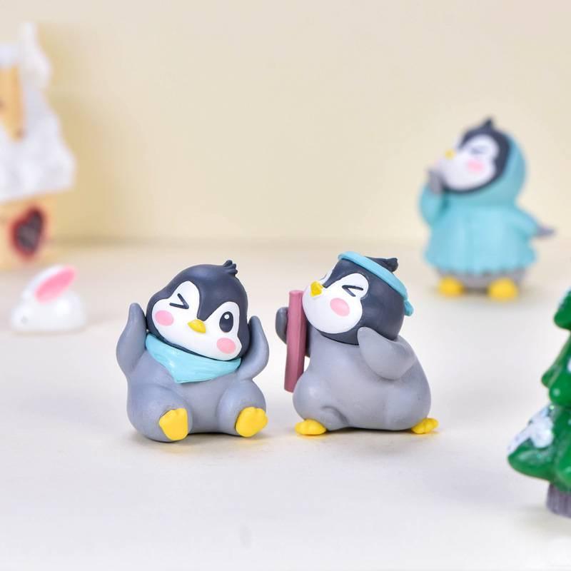 Mô hình chim cánh cụt trang trí vườn,bể bán cạn, terrarium, hòn non bộ, DIY bàn học, sen đá...