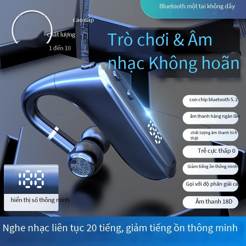 Phong cách mới nhất MD618 treo tai kinh doanh tai nghe bluetooth không dây giảm tiếng ồn cuộc gọi ở chế độ chờ siêu dài với màn hình kỹ thuật số