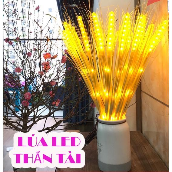 Bông lúa Vàng - Trang Trí Ban Thờ Phòng Khách dùng điện 220v . Led Bông Lúa Trang Trí Tết 2023 .