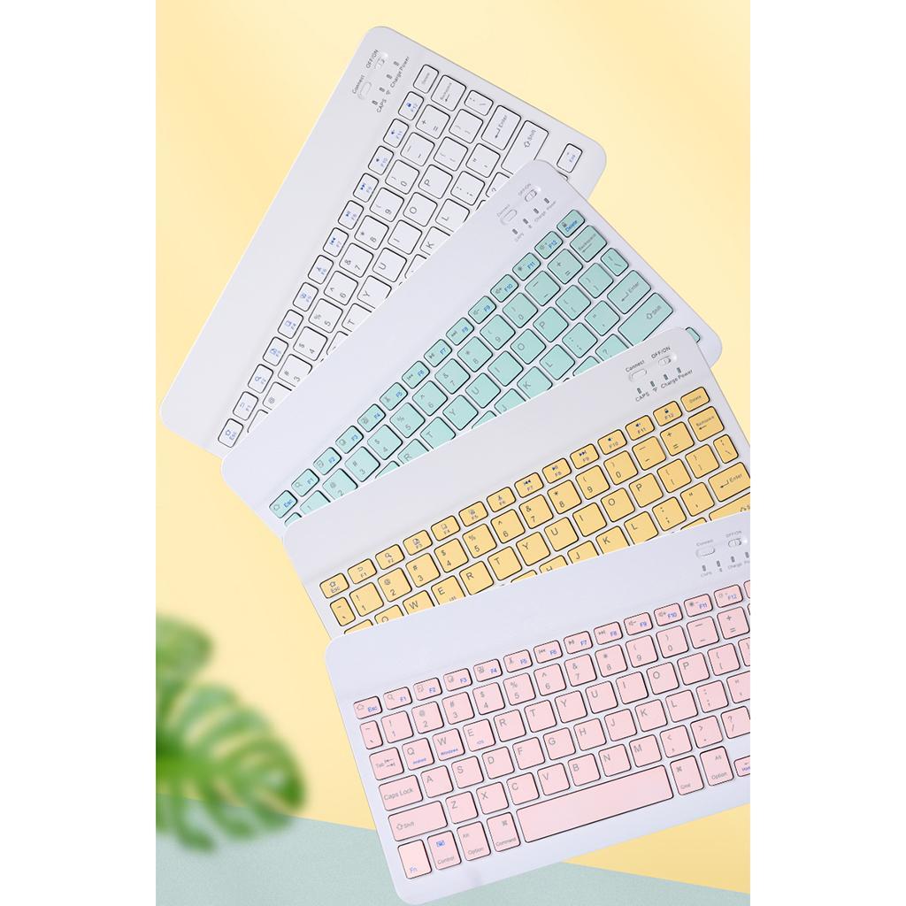 3pcs Bluetooth 10“ Keyboard Mouse Comb for iPad Tablet PC Notebook Laptop