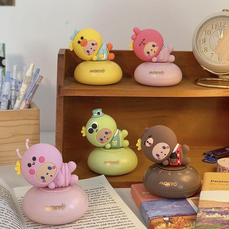 Đồng Hồ Báo Thức Mini Đa Năng Họa Tiết Hoạt Hình Xinh Xắn Dành Cho Học Sinh