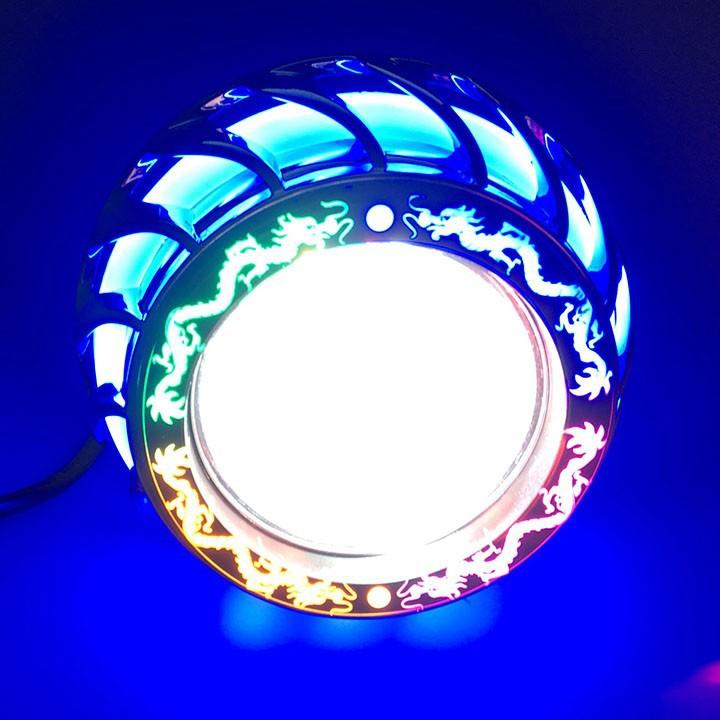 Đèn pha led bi cầu RỒNG kiểu dáng THỜI TRANG, ánh sáng ƯU VIỆT - DPLBCR