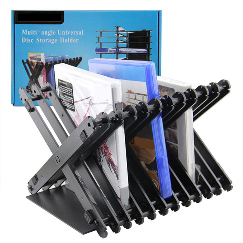 Game Disc Storage Rack Holder CD DVD Stand for PS4 Slim Pro Xbox 360