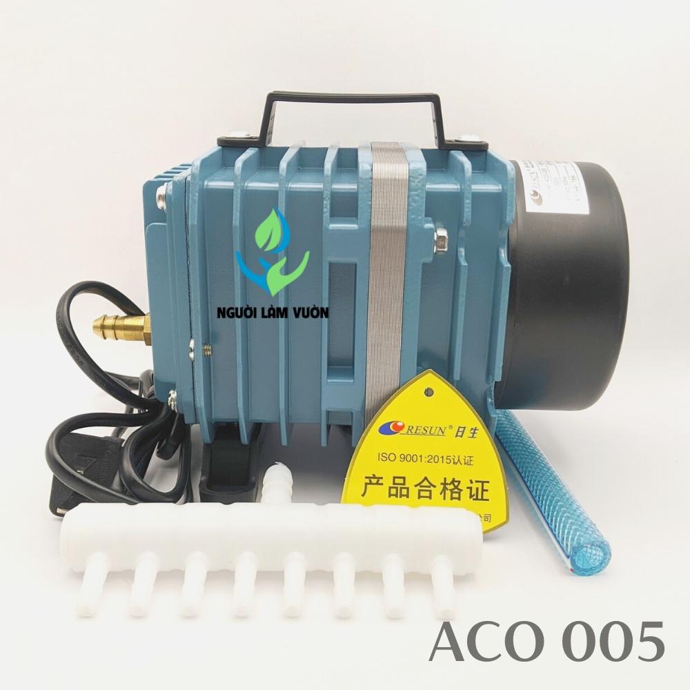 Máy bơm oxy hồ cá - Máy thổi oxy RESUN ACO - 005 - 75W dùng cho hồ cá, hồ Koi