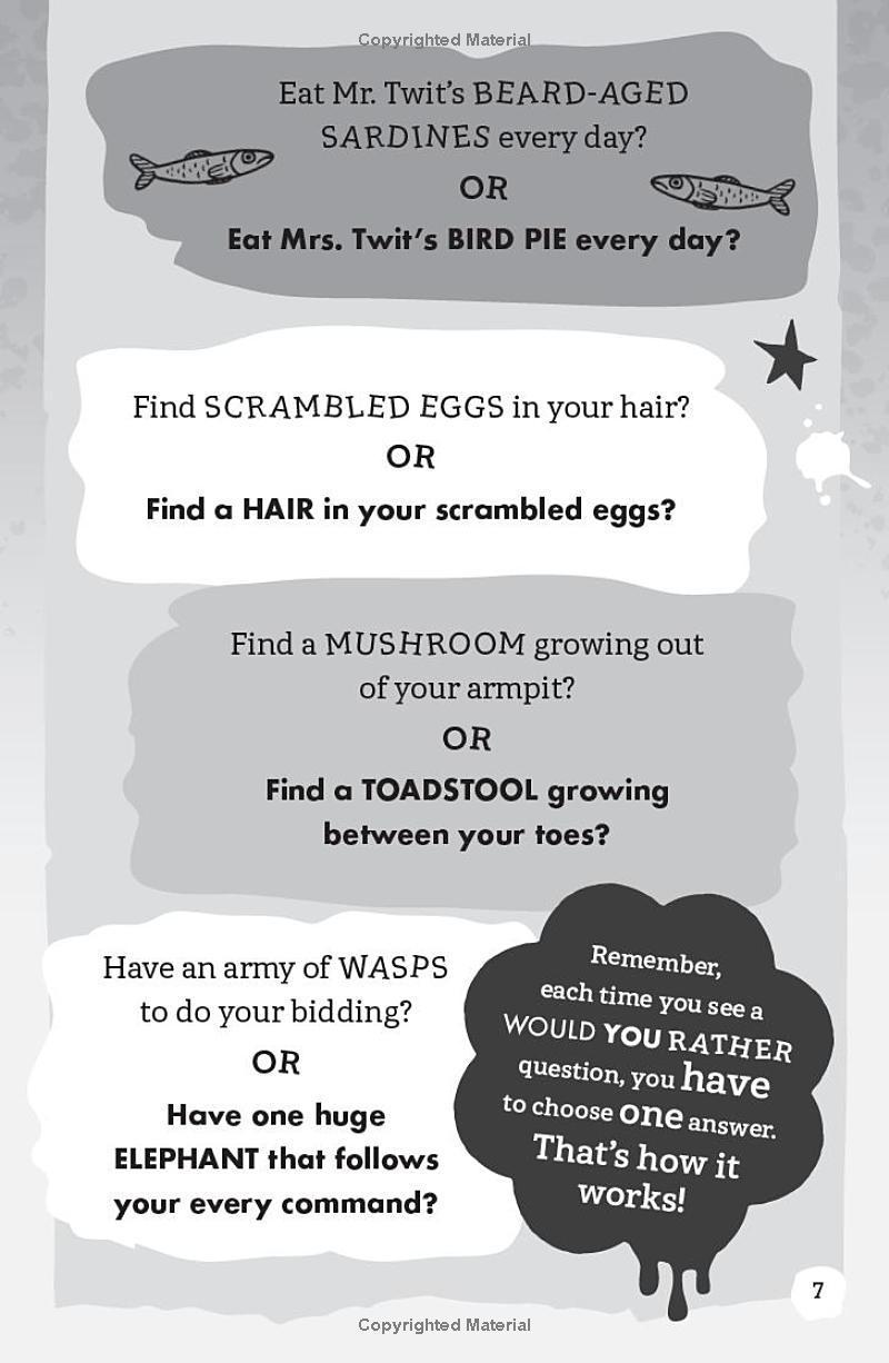 Sách ngoại văn: The Twits - Would You Rather? Game Book