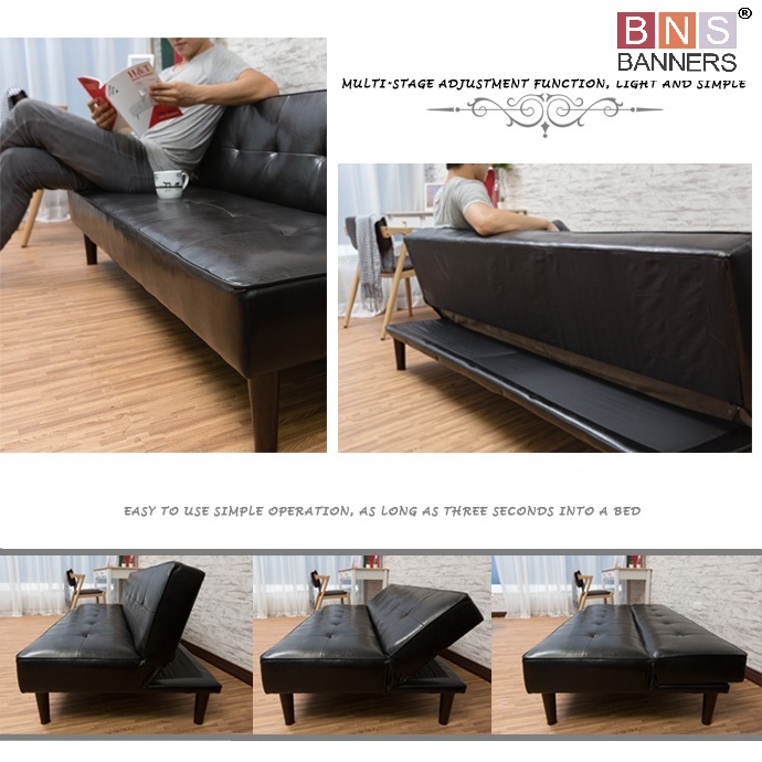 Sofa giường đa năng BNS2017D-Đen 