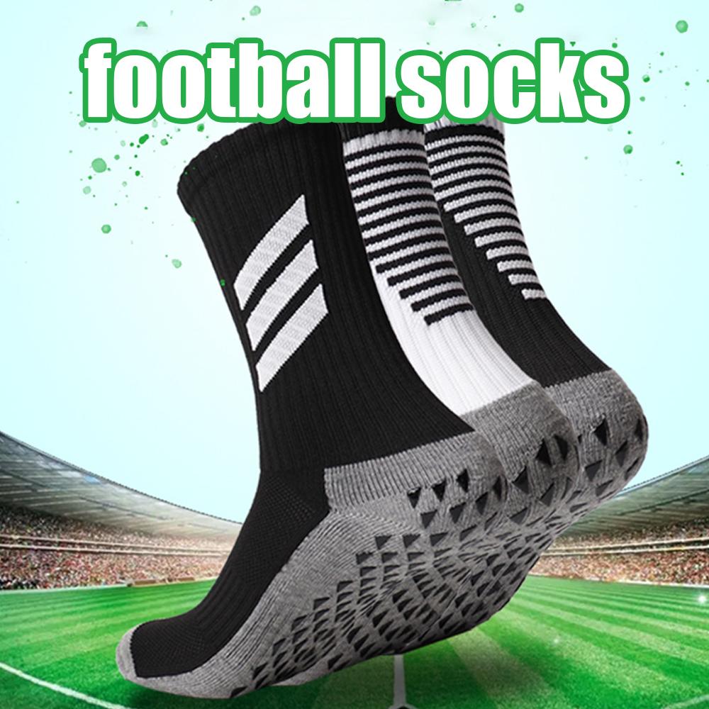 Soccer Socks for Men Women Anti-Slip Sports Socks Thicken Athletic Grips Socks for Football Basketball Running Sports