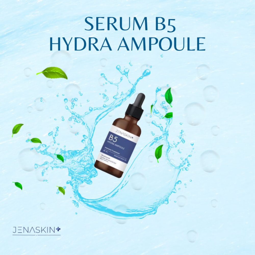 Serum B5 Hydra Ampoule Jenaskin - Tinh Chất Phục Hồi, Căng Bóng, Mờ Thâm Nám, Dưỡng Trắng Da 50ml