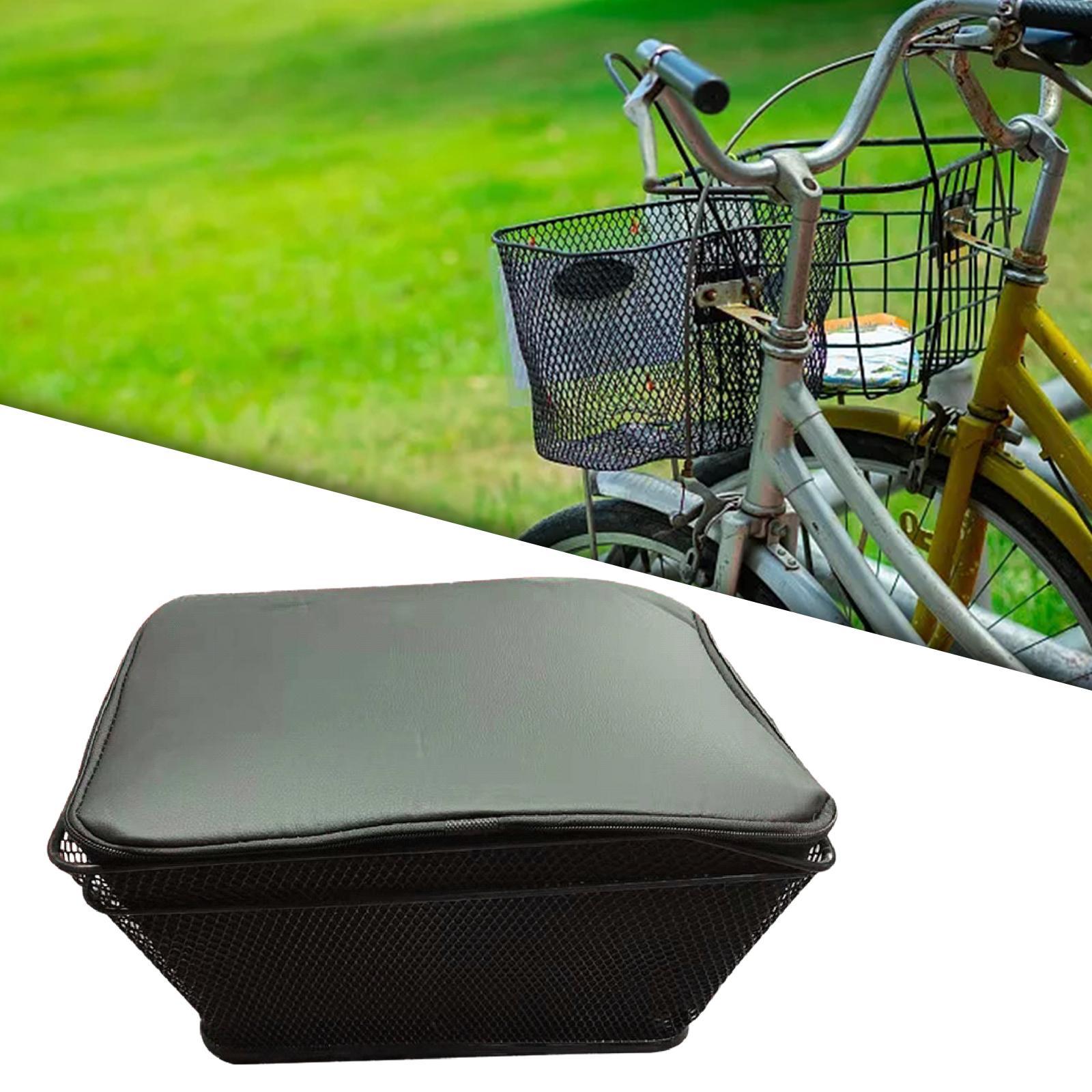 Bike Rear Basket Bike Frame Basket for Electric Bike Sturdy Tool Pet Carrier