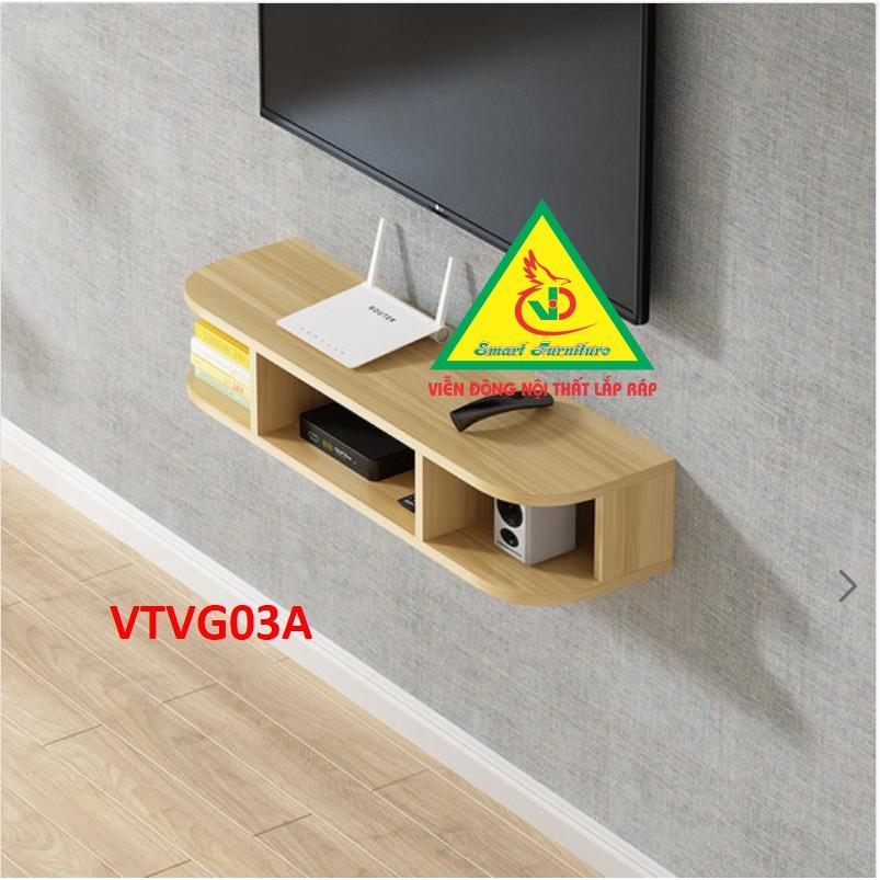 Kệ Ti Vi Treo Tường Trang Trí VTVG03A - Nội Thất Lắp Ráp
