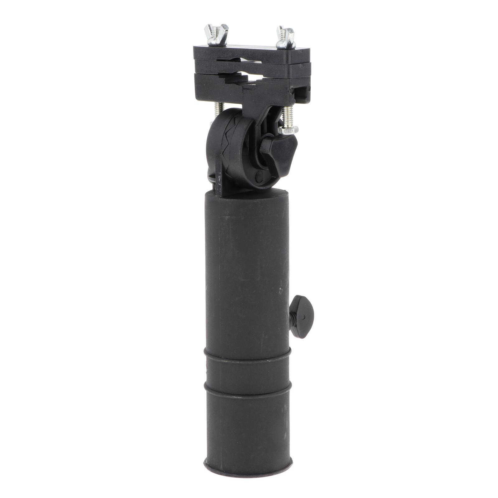 Golf Push Cart Umbrella Holder Golf Trolley Umbrella Stand Umbrella Base Attachment Support Adjustable for Pushchair Beach Chair Fishing