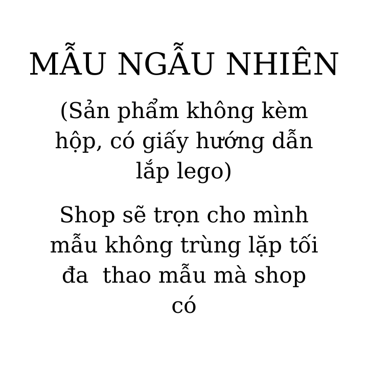 Mô hình lắp ráp động vật hoạt hình đáng yêu cho bé