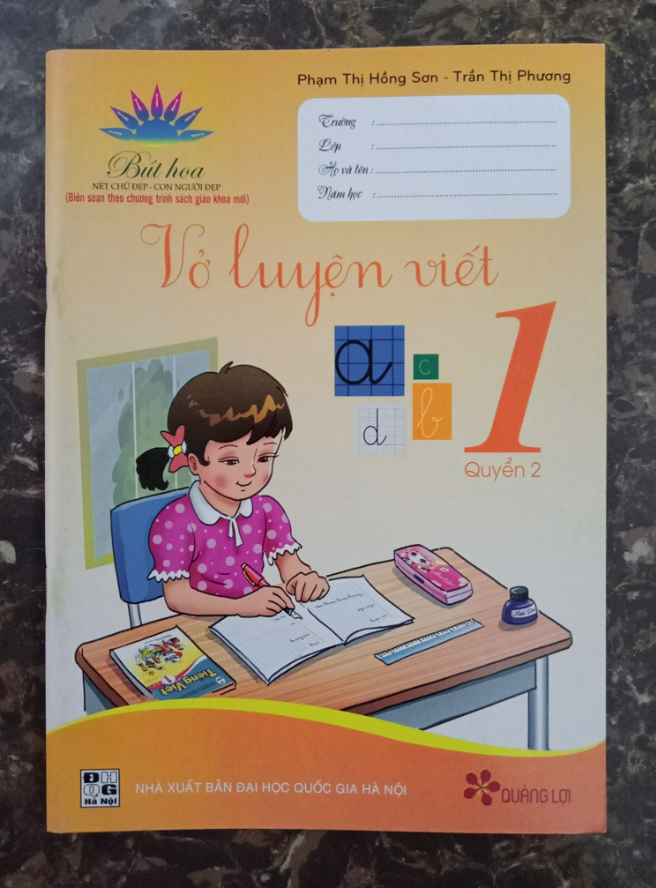 Sách - Vở Luyện Viết 1 Quyển 2