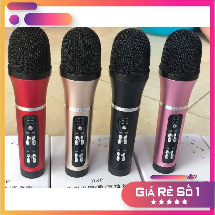 Micro C25 Hát Karaoke Livestream Chế độ Autotune, Giả giọng Người Già, Trẻ Nhỏ, Âm Thanh Sống Động