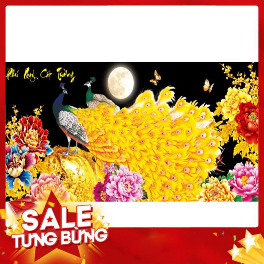 Tranh đính đá Phú Quý Cát Tường