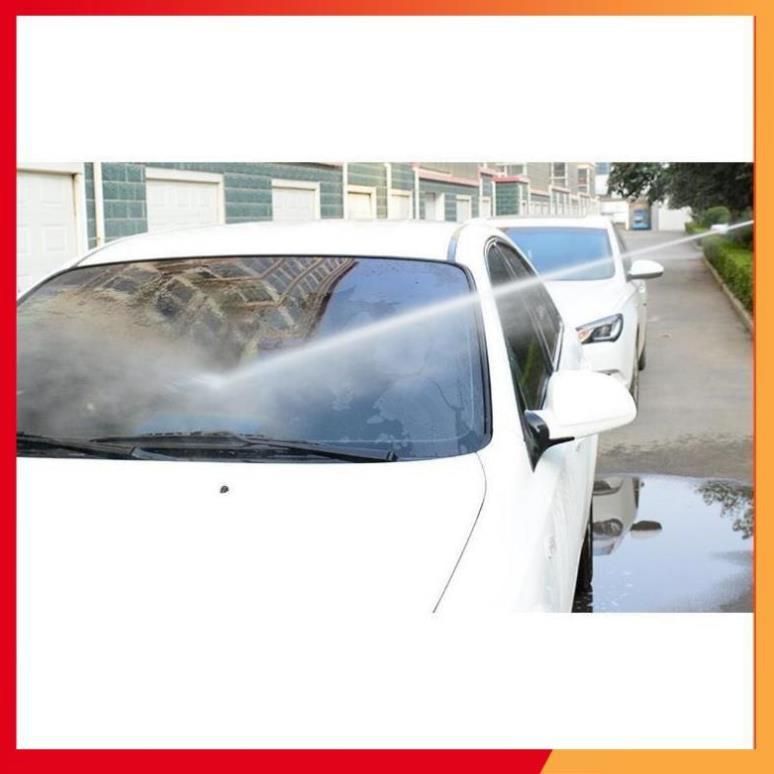 Bộ dây vòi xịt nước rửa xe, tưới cây tăng áp 3 lần, loại 7-10m 206846