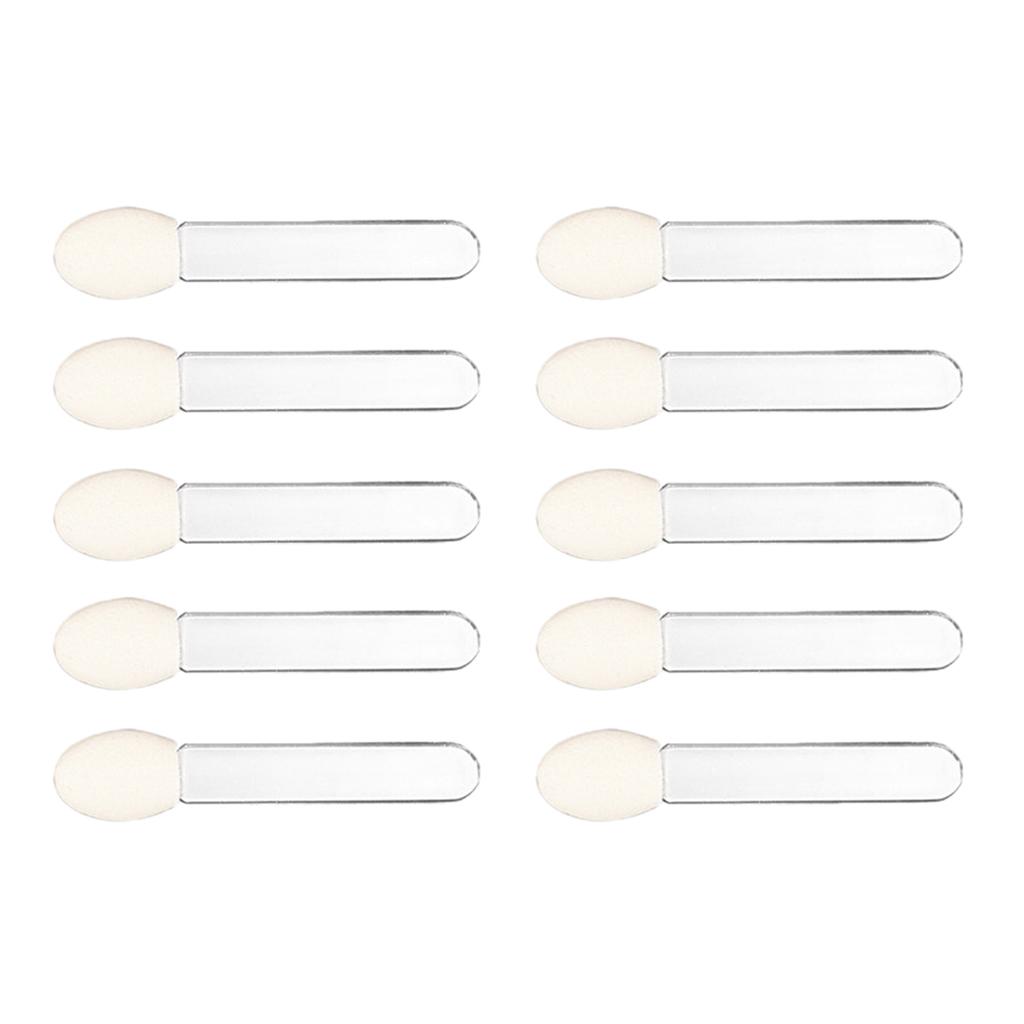 10 Pcs Disposable Eye Shadow Brush Sponge Applicator Makeup Brush Make-up Tools Brushes for Beauty