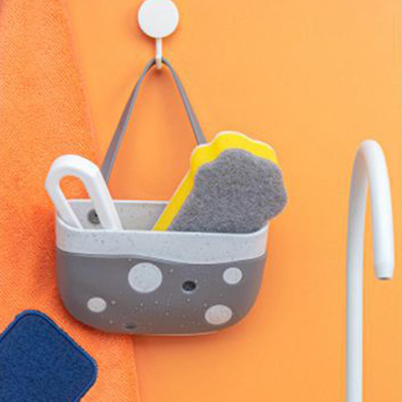 Kitchen Caddy Holder Bathroom Organizer Hanging Drain Storage Basket