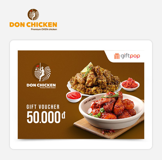 Phiếu Quà Tặng Don Chicken 50K