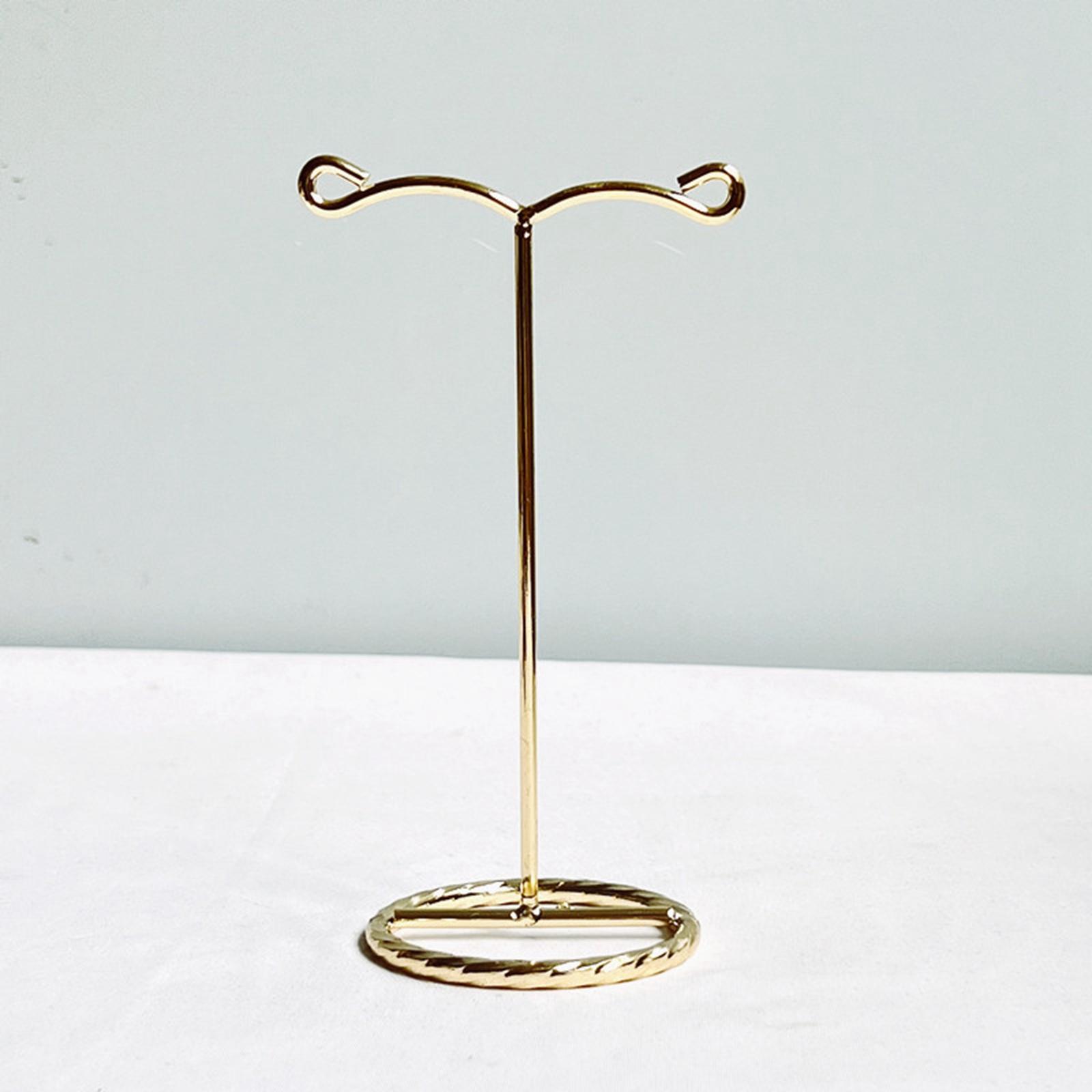 Metal Earring Display Stand Holder Jewelry Necklace Rack Organizer