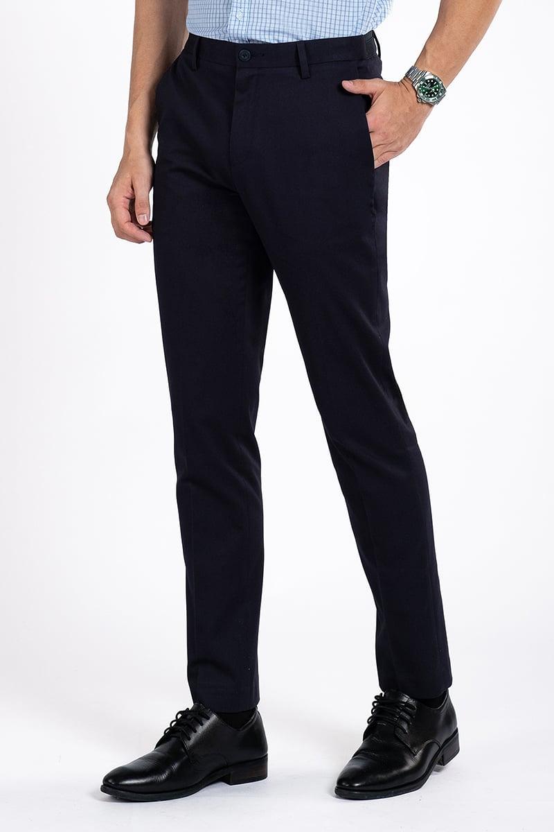 Quần Khaki Nam Form Vừa KP24SS01C-NMWF - BLACK