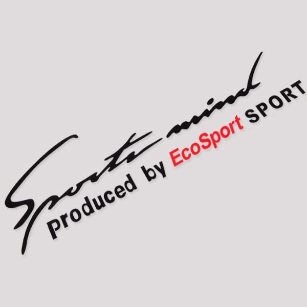 Tem decal sport mind dán capo xe ô tô Ecosport