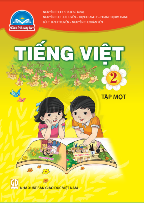 Sách giáo khoa Tiếng Việt 2- tập một- Chân Trời Sáng Tạo (Kèm Nilon bọc Sách)