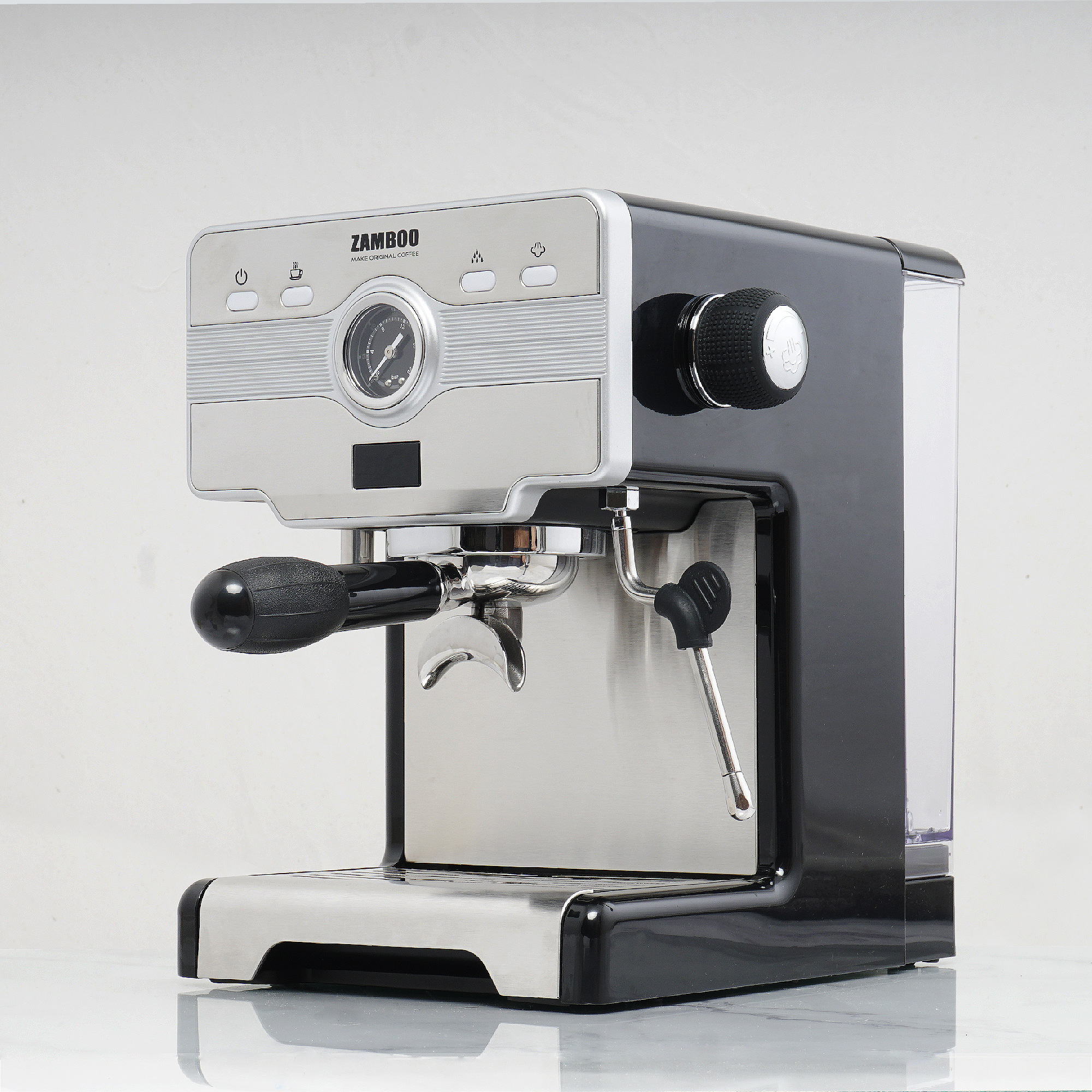 Combo máy pha cà phê Espresso Zamboo ZB-99PRO + máy xay ZB100g - hàng chính hãng