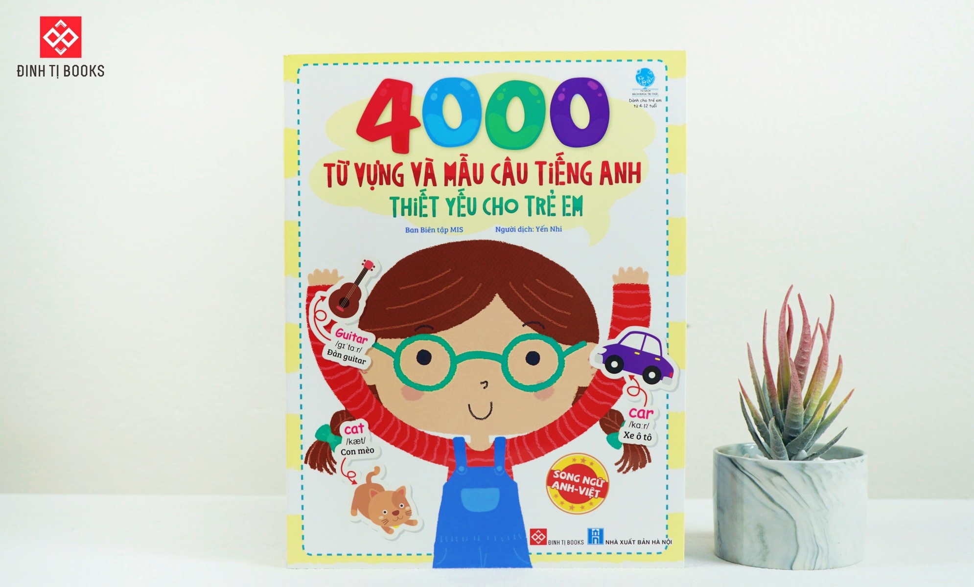 Hình ảnh Sách 4000 Từ Vựng và Mẫu Câu Tiếng Anh Thiết Yếu Cho Trẻ Em – Đinh Tị Books