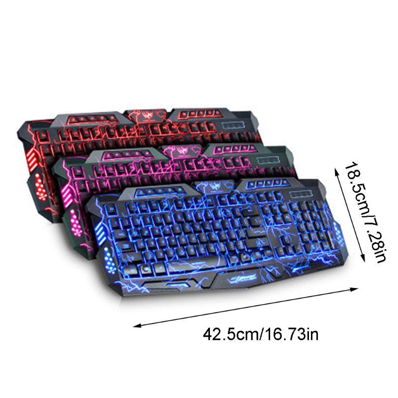 Bàn Phím Gaming Có Dây Tích Hợp Đèn Led Nền Cho Pc Laptop