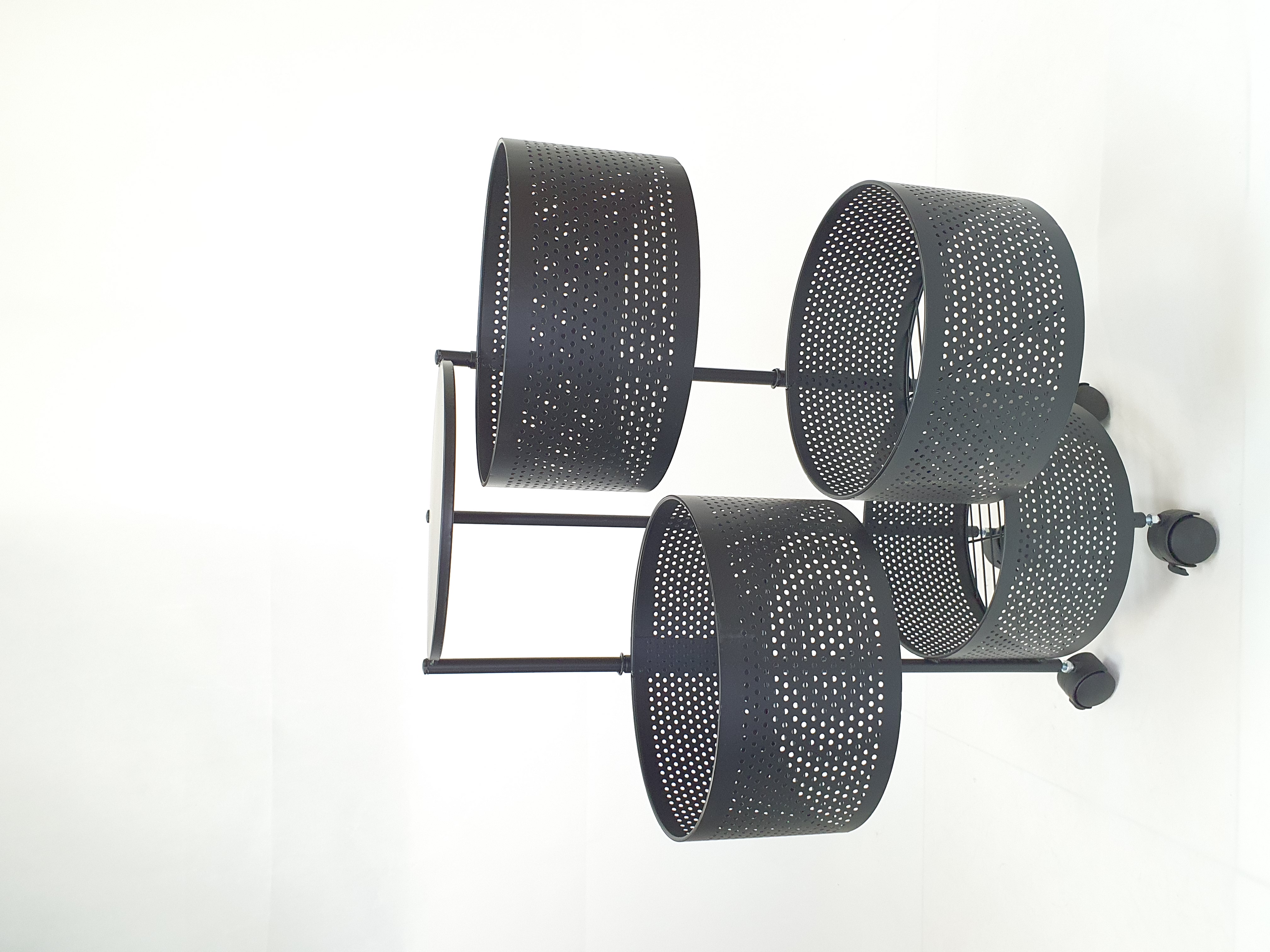 Kệ để đồ đa năng xoay tròn thông minh 4 tầng KEFI GBKX-001