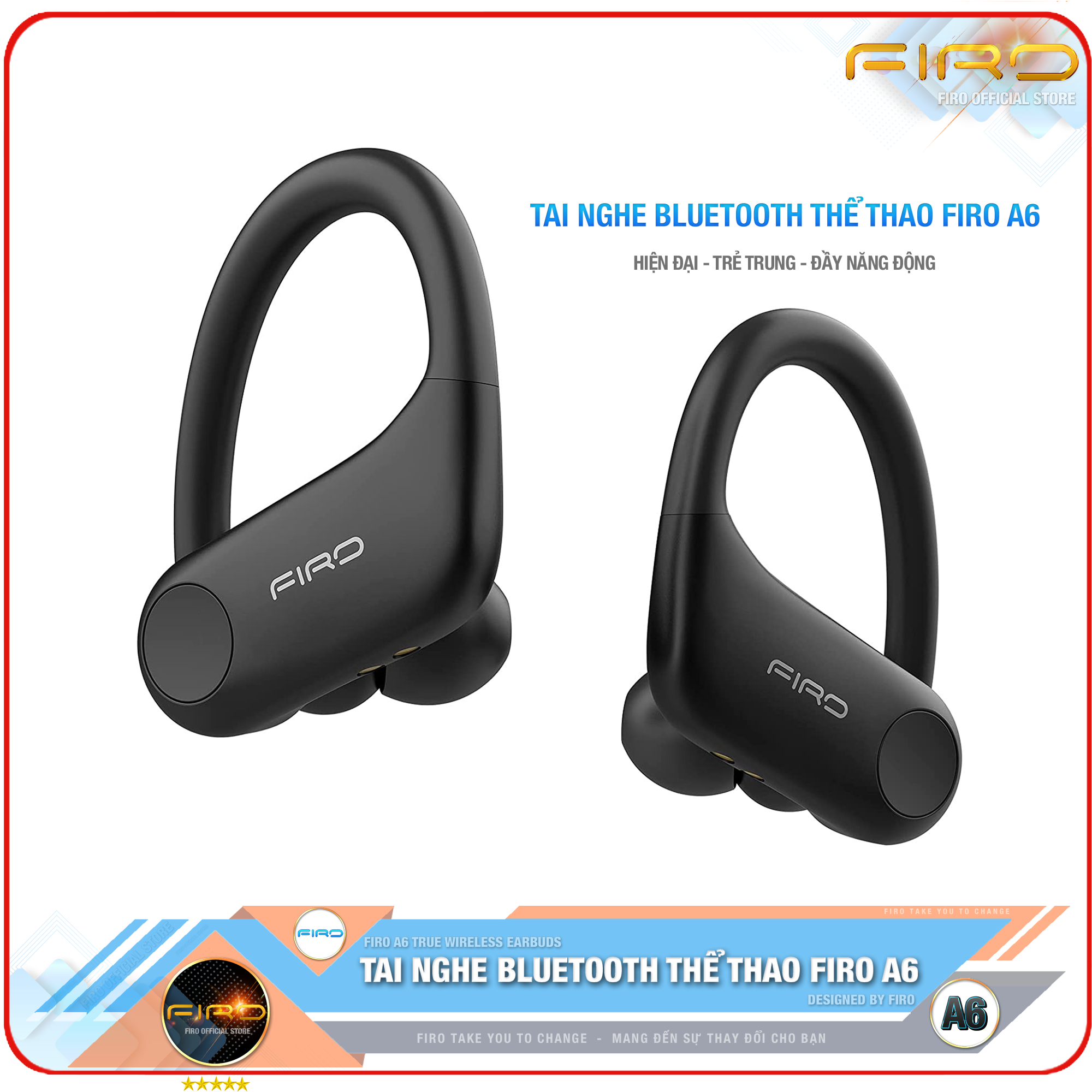 Tai Nghe Bluetooth Nhét Tai Không Dây FIRO LE-702 - Pin Dock Sạc 2000mAh - Thời Gian Sử Dụng 6 Giờ Liên Tục-Điều Khiển Cảm Ứng Thông Minh - Công Nghệ Kháng Nước IPX5-Phù Hợp Với Tất Cả Dòng Máy - Hàng Chính Hãng