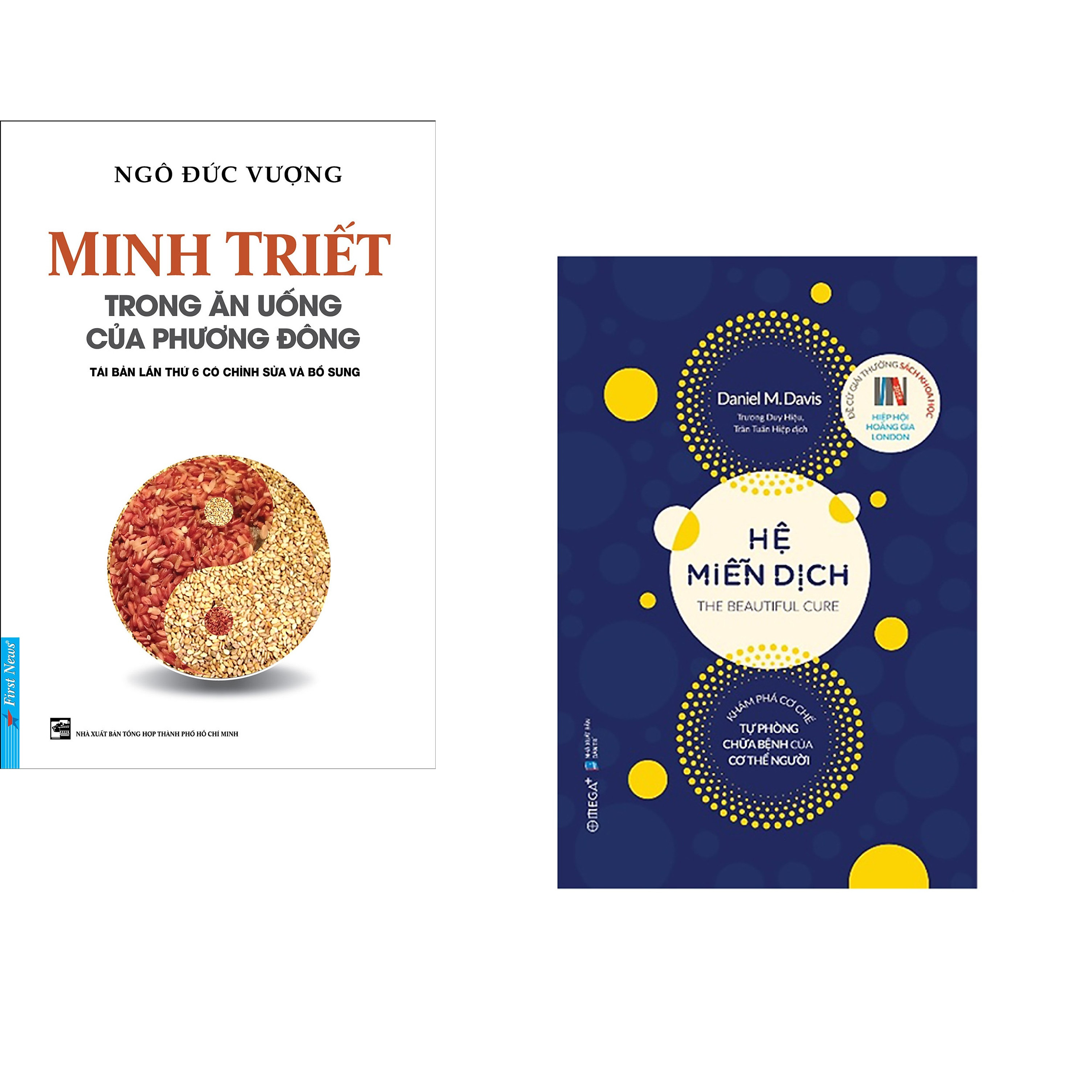 Combo 2 Cuốn Sách Minh Triết - Trong Ăn Uống Của Phương Đông Hệ Miễn Dịch