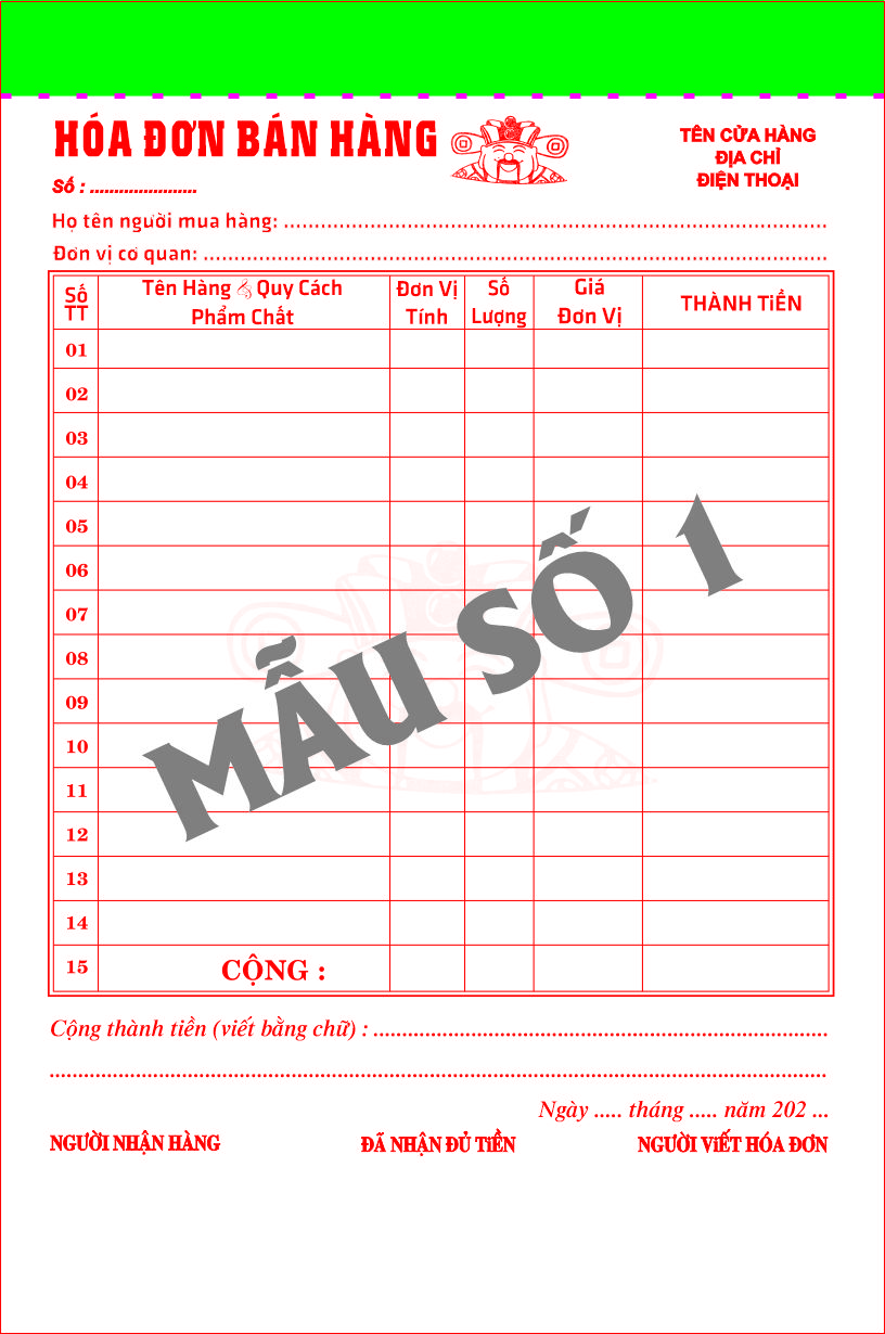 Hóa đơn bán hàng 1 liên-block 10-chọn mẫu in tên