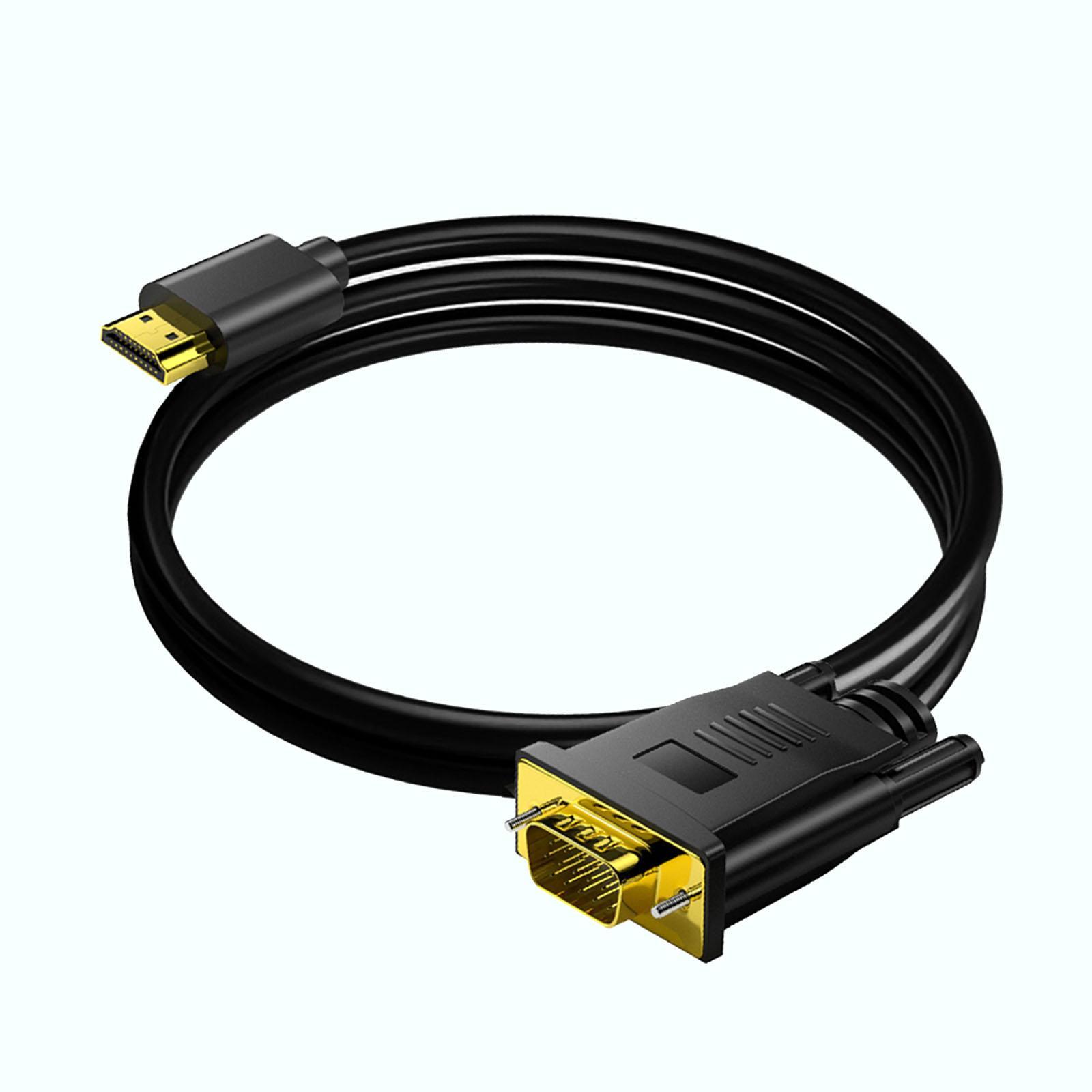 To VGA Cable 1080P  Plated Connector for PC Computer Desktop