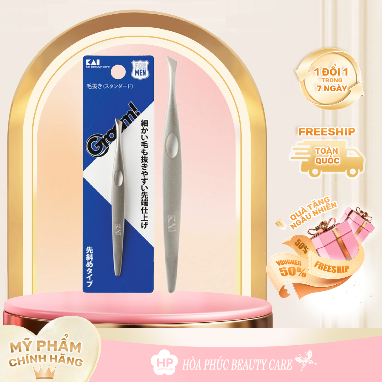Nhíp Nhổ Lông Mày , Nhổ Râu Kai 000Hc3043 Màu Xanh