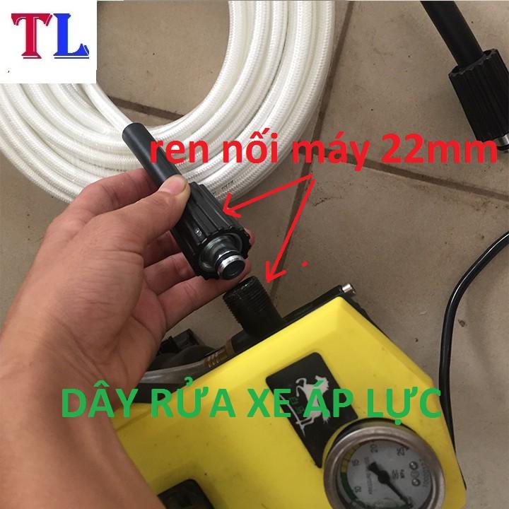 Ống Dây Xịt Rửa Xe Áp Lực Cao 3 Lớp Lõi 10M-15M- 20M-30M