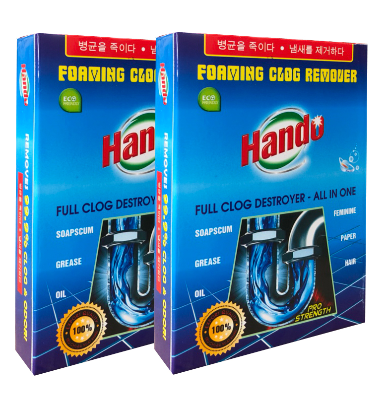 Combo 10 Hộp Bột thông cống Hando 100g Xuất khẩu