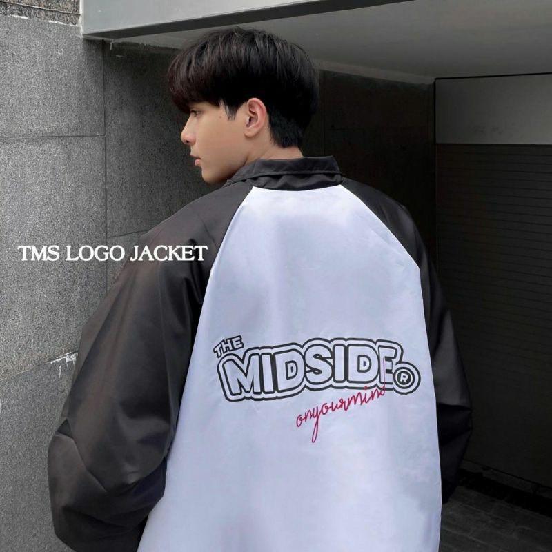 Áo khoác dù TMS 7ZIA Ulzzang Nam Nữ Unisex from rộng Bomber Jacket form rộng Unisex 2 lớp Chống Nắng Siêu Hot ulzzang Jacket Bomber Life Unisex