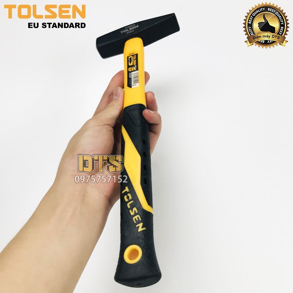 Búa gò, búa đầu vát cán nhựa chống trượt 300g TOLSEN - Tiêu chuẩn xuất khẩu châu Âu
