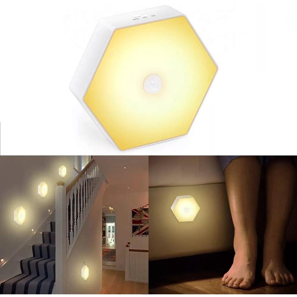 Đèn Led Cảm Ứng Chuyển Động Hồng Ngoại Chạy Bằng Pin