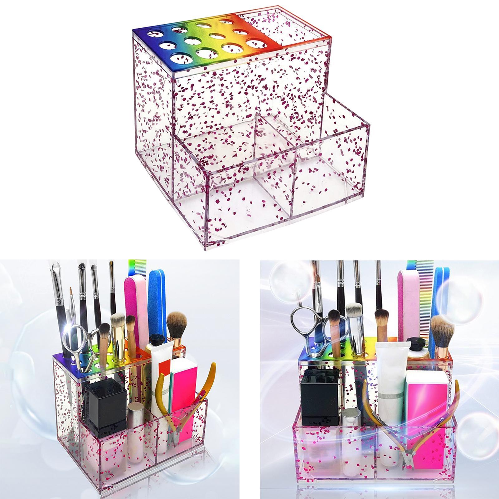 Hair Scissors Storage Box Stylist Scissor Rack for Cosmetic Styling Tool