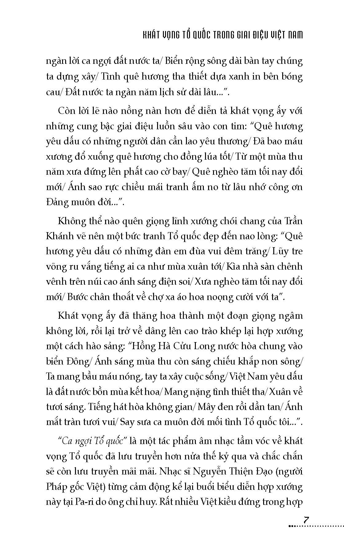 Khát Vọng Tổ Quốc Trong Giai Điệu Việt Nam - Nguyễn Thụy Kha