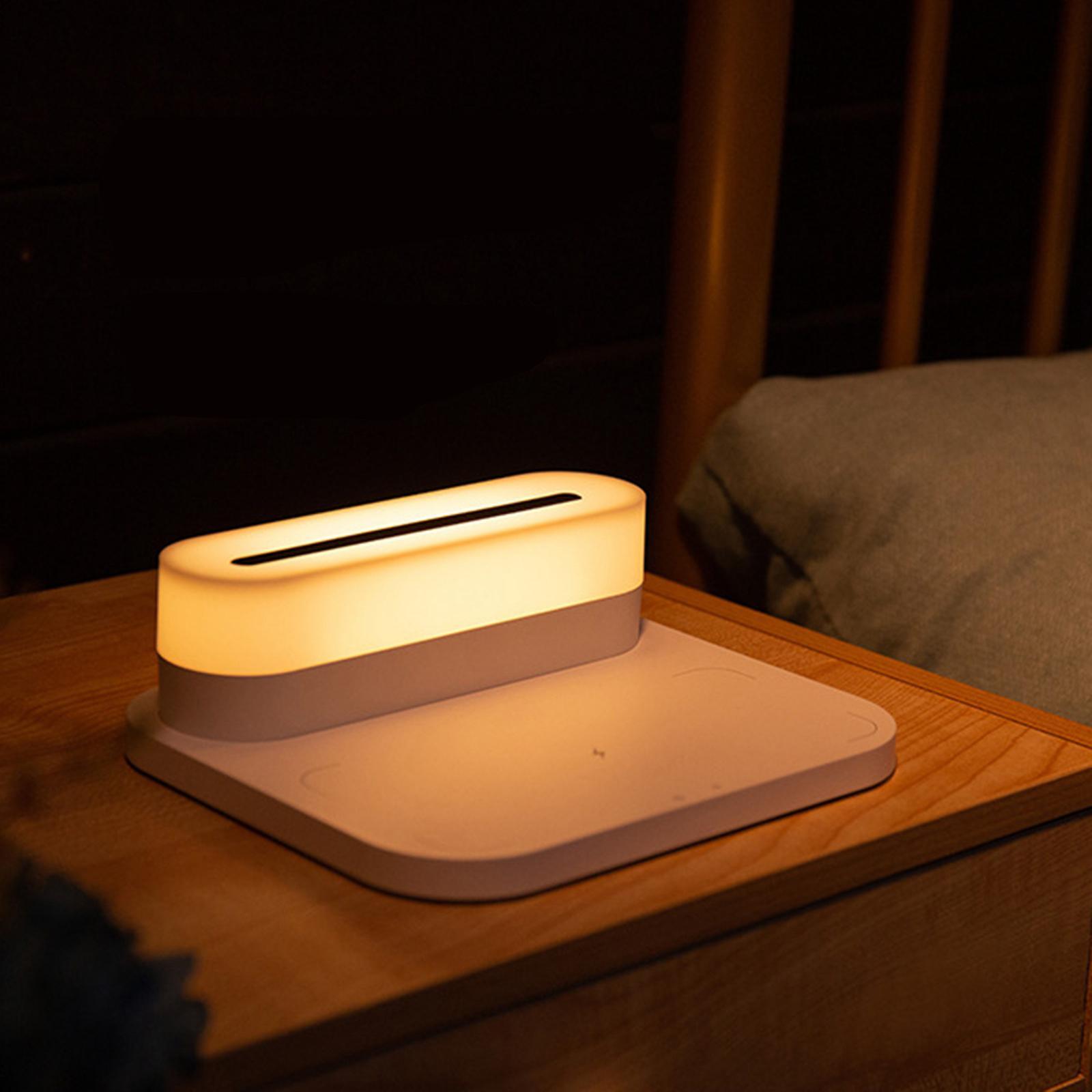 Lamp 15W Fast Wireless Charger Rechargeable Touch Control for Home