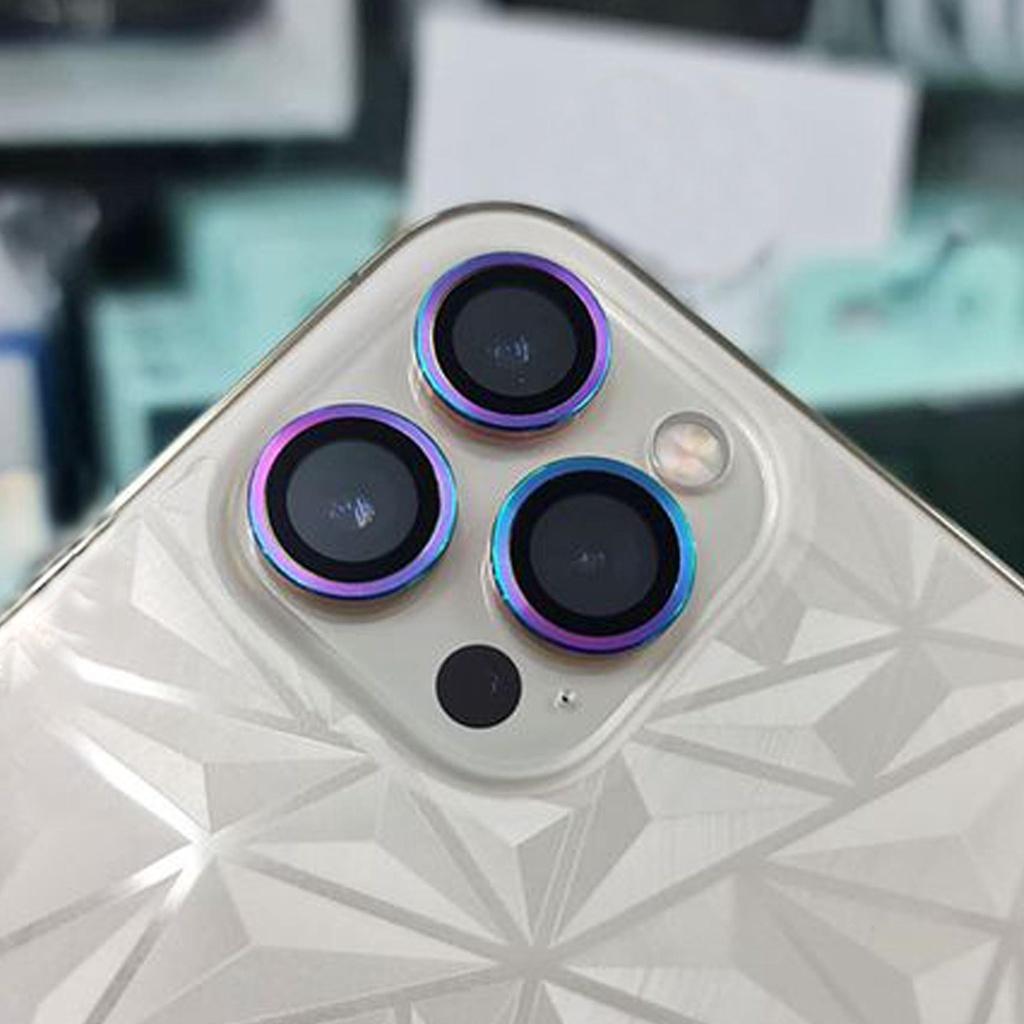 Dán Cam Titan 7 Màu Từng Mắt Camera Cho iPhone 13Promax đến 11 Lên Máy Quá Đẹp