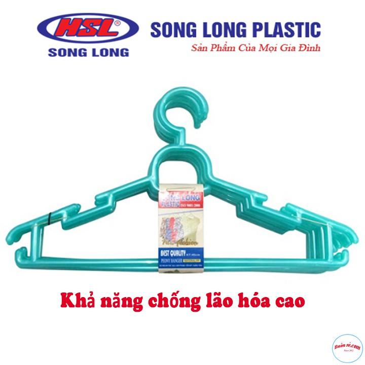 Combo 10 móc nhựa Song Long cỡ trung dày dặn br00476